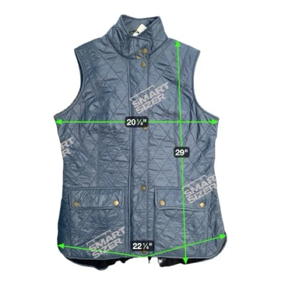 Barbour Wray Quilted Gilet Vest – Blue – Size US8 – NWT - Picture 4 of 6